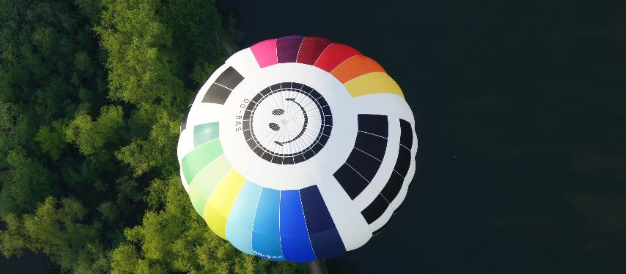 unieke luchtbeelden luchtballon